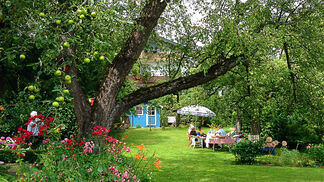 Gesundes Altern in grüner Umgebung