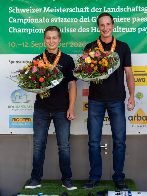 Das Gewinnerteam Marc Baumberger und Fabian Baumann. Foto: zVg 